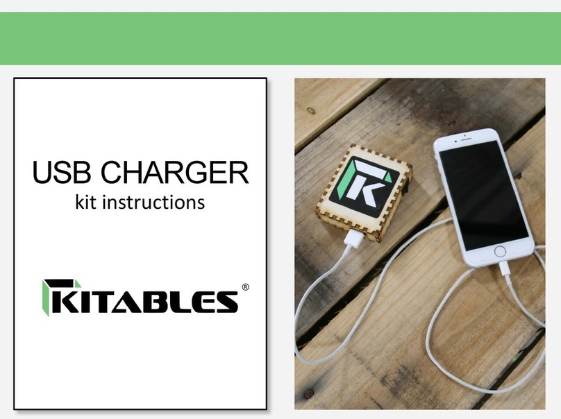 Kitables USB CHARGER instructions