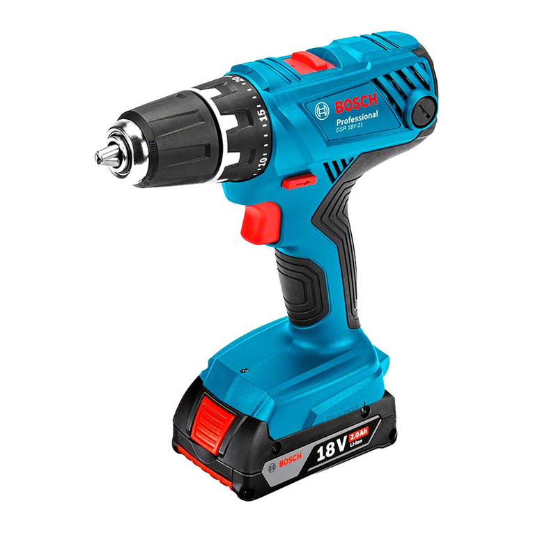 Bosch Professional GSR 18 V-21 User manual