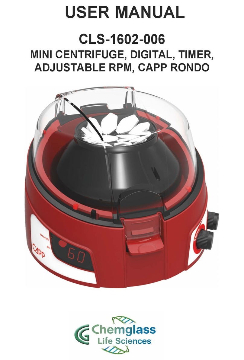 Chemglass Capp Rondo CLS-1602-006 user manual
