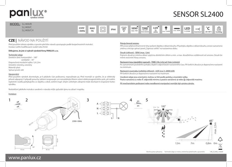Panlux SL2400 Series instructions