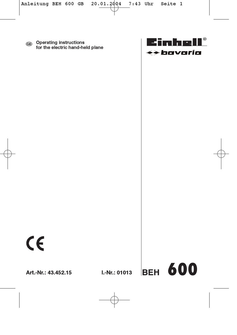 EINHELL Bavaria BEH 600 User manual