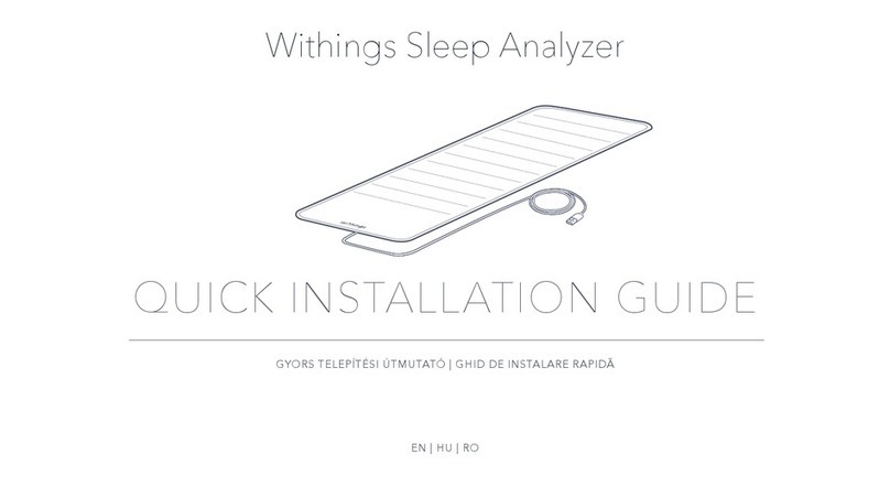 Withings Sleep Analyzer Quick installation guide
