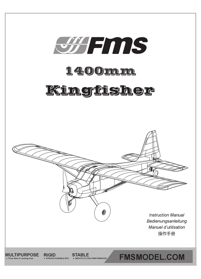 FMS Kingfisher 1400mm instruction manual