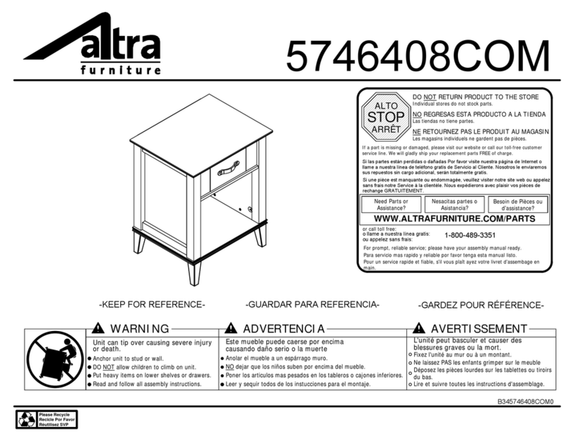 Altra furniture 5746408COM manual Altra furniture 5746408COM manual