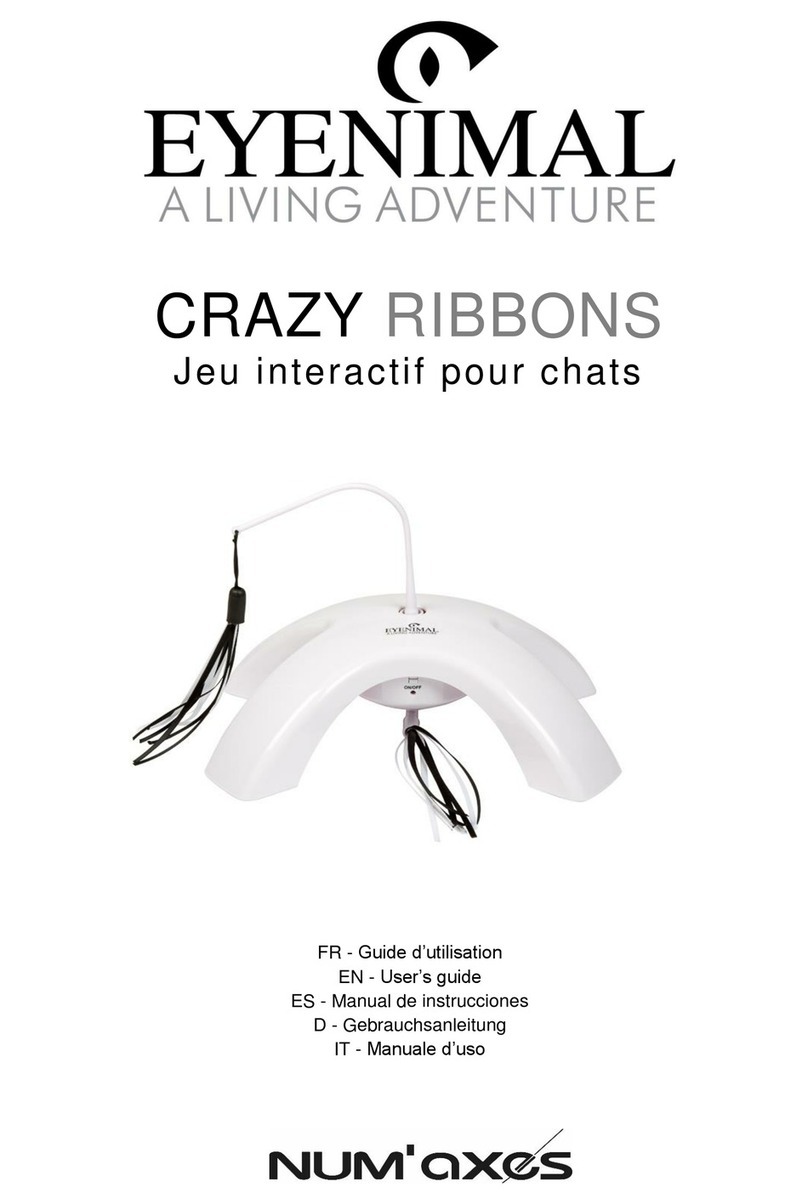 Num'axes EYENIMAL CRAZY RIBBONS User manual