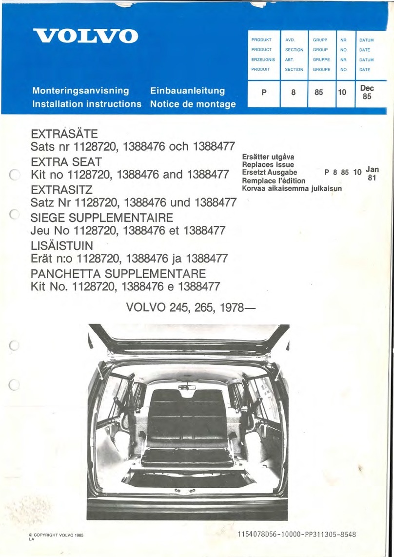 Volvo 1128720 installation instructions