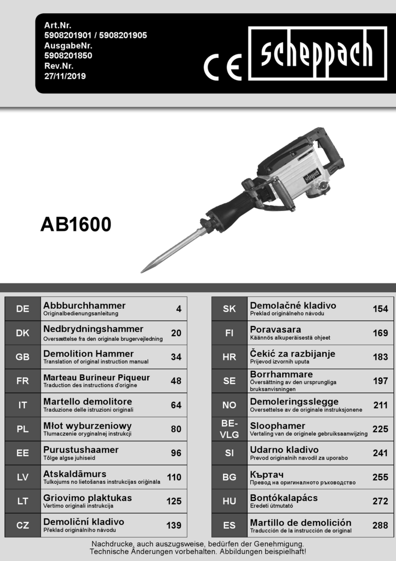Scheppach AB1600 Translation of original instruction manual