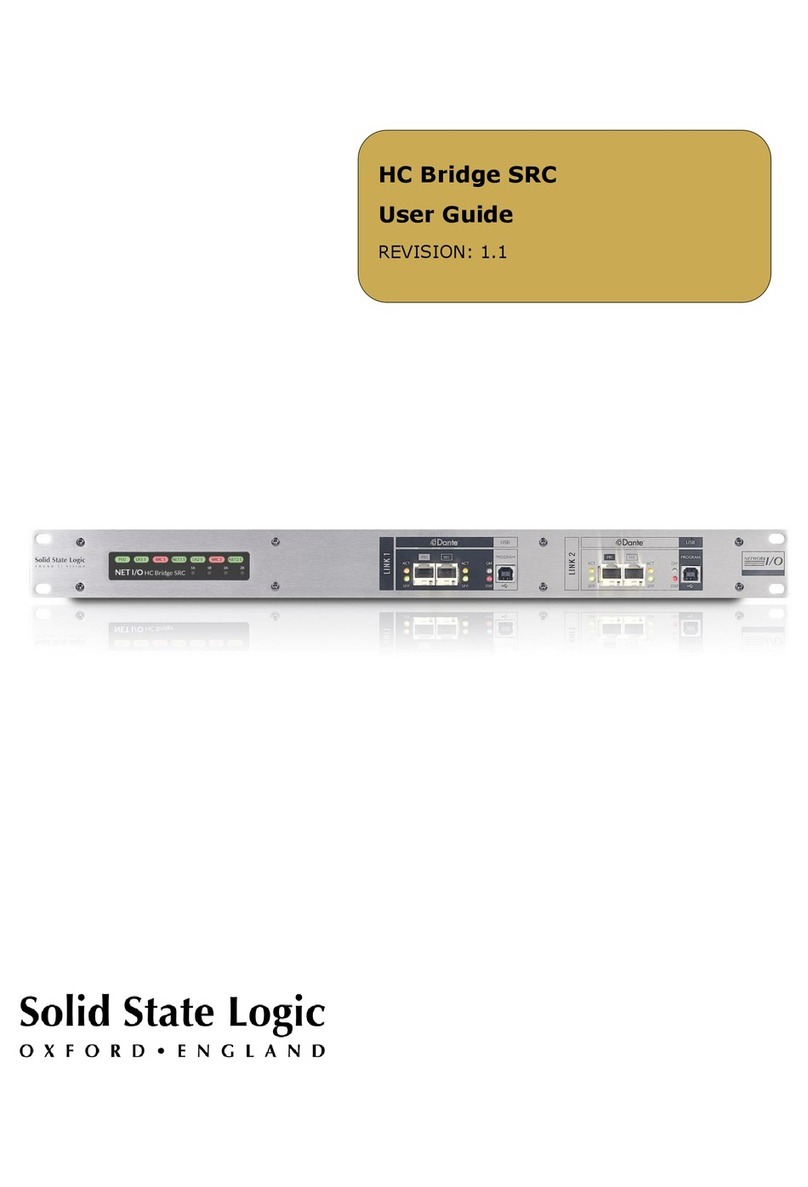 Solid State Logic HC Bridge SRC user guide