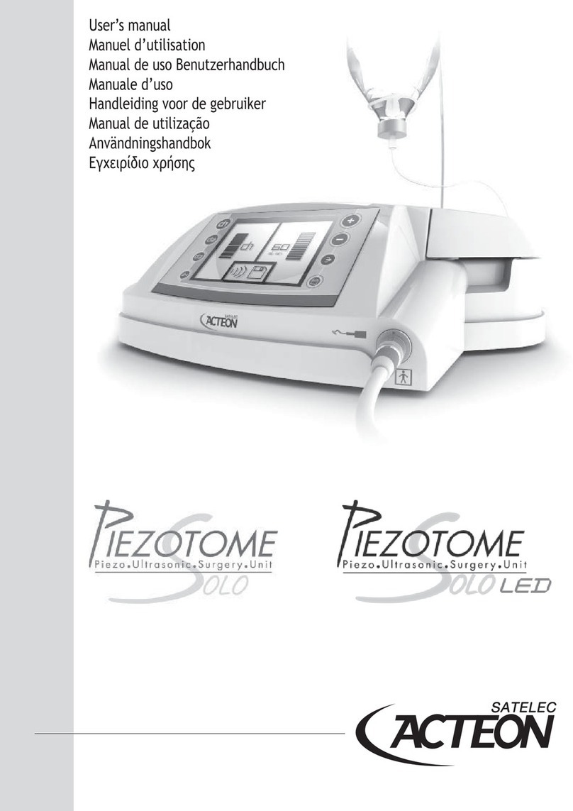 Satelec Acteon PIEZOTOME OLO user manual