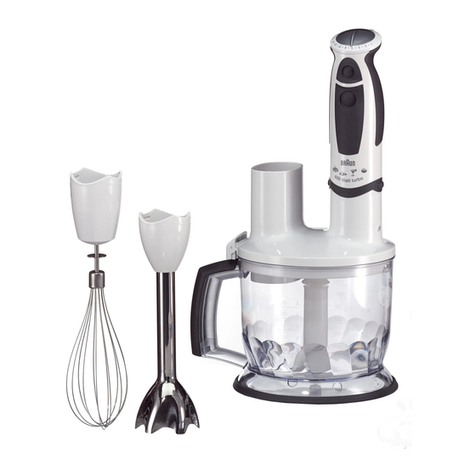 Braun Multiquick professional control manual