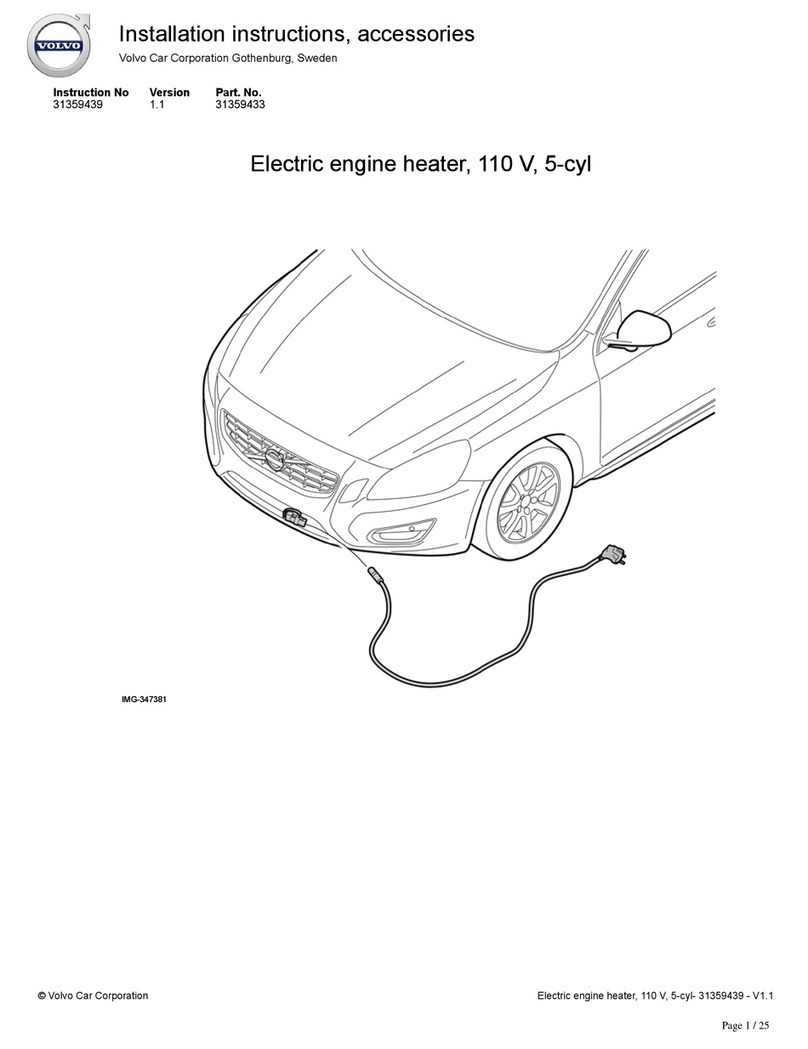 Volvo 31359433 installation instructions