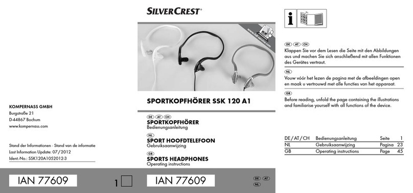 Silvercrest SSK 120 A1 operating instructions