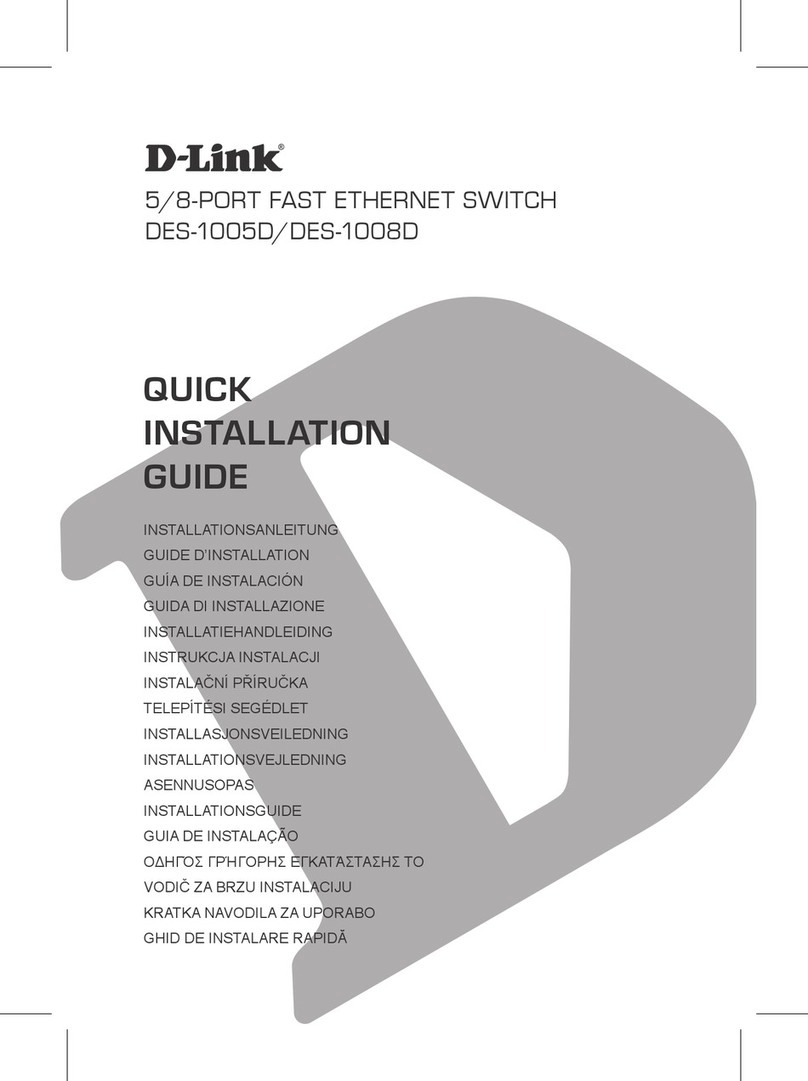 D-Link DES-1005D User manual