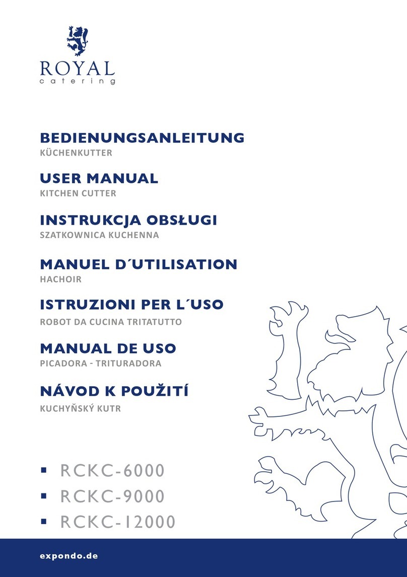 Royal Catering RCKC-6000 user manual