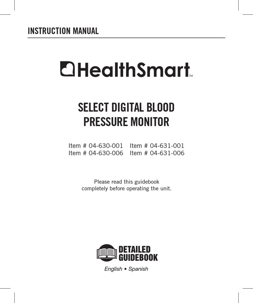 HealthSmart 04-630-001 User manual