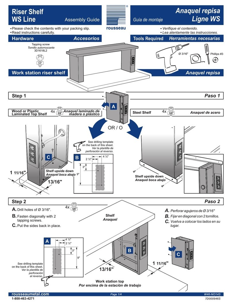 Rousseau WS Series Assembly guide