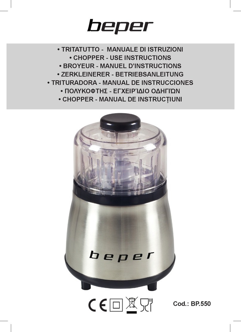 Beper BP.550 Quick guide