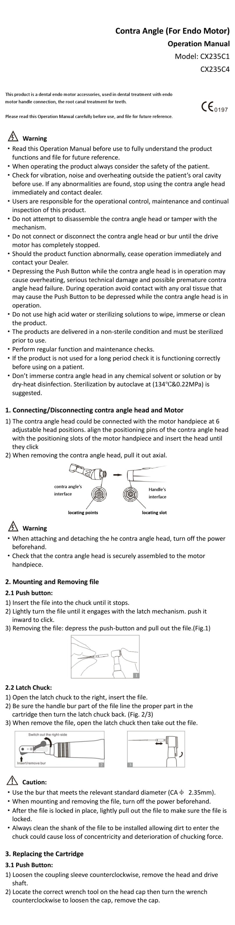 Coxo CX235C1 User manual