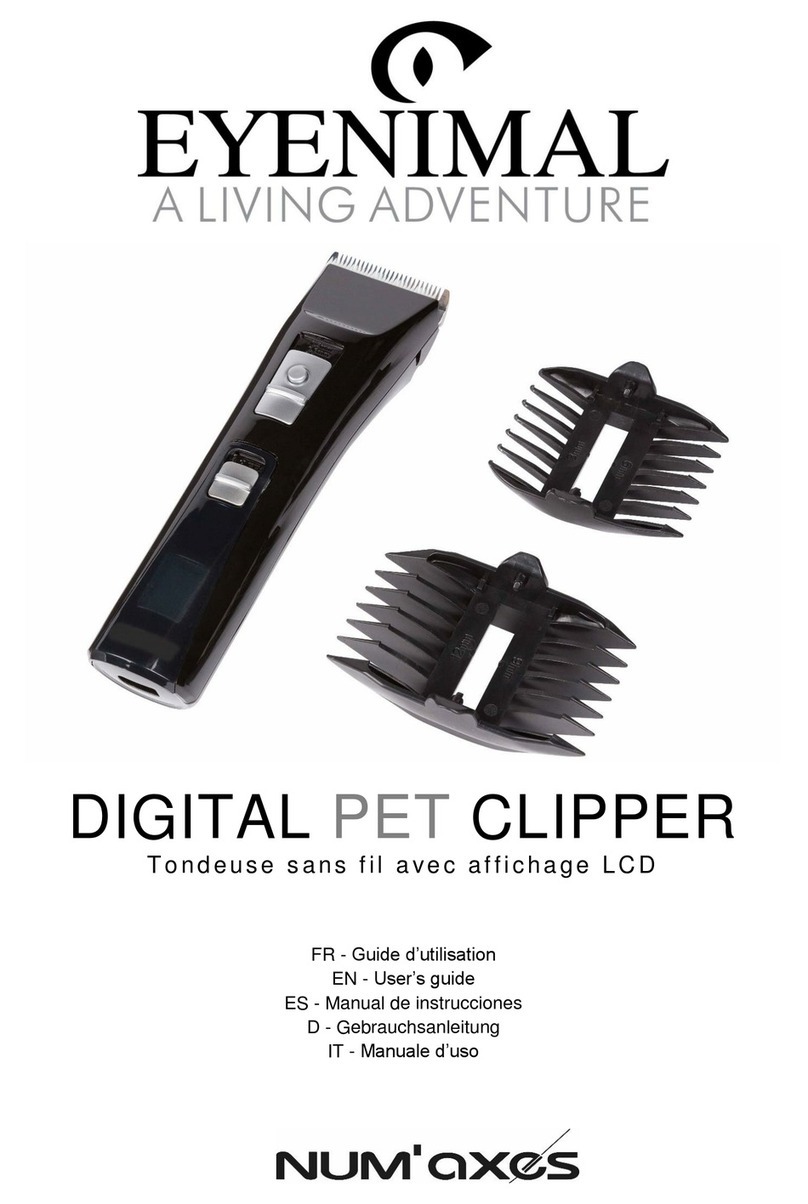 Num'axes Eyenimal Digital Pet Caliper User manual