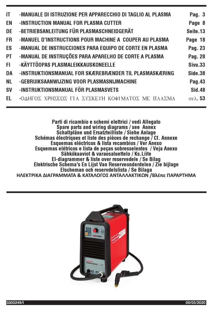 Cebora Power Plasma 3035/M User manual