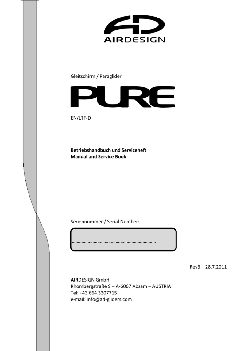 Air Design PURE Manual and service book