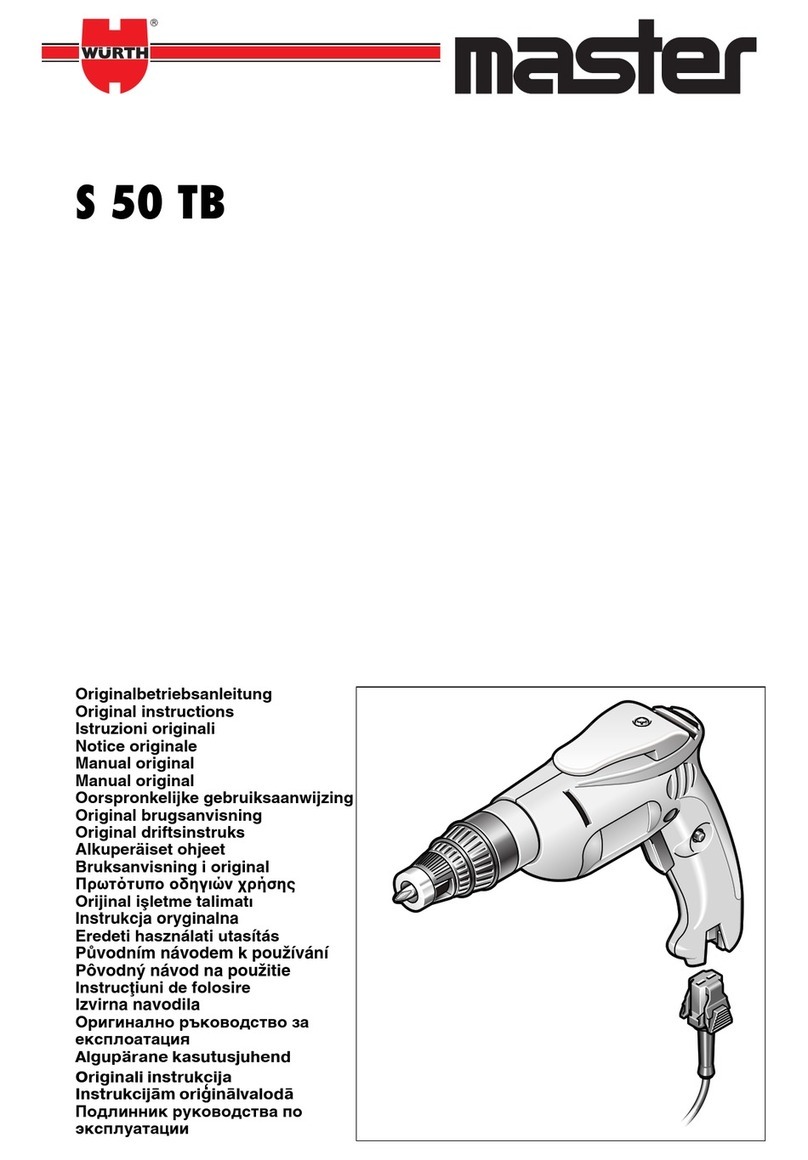 Wurth Master S 50 TB Original instructions