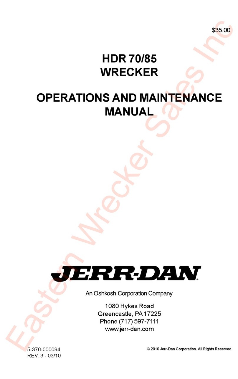 Oshkosh Corporation JERR-DAN HDR 70/85-530 Operation and maintenance manual Oshkosh Corporation JERR-DAN HDR 70/85-530 Operation and maintenance manual