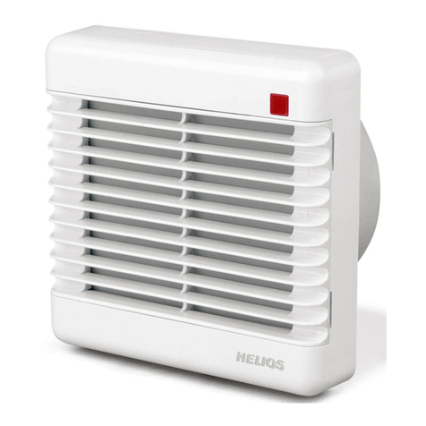 Helios HelioVent HVR 150 Series User manual