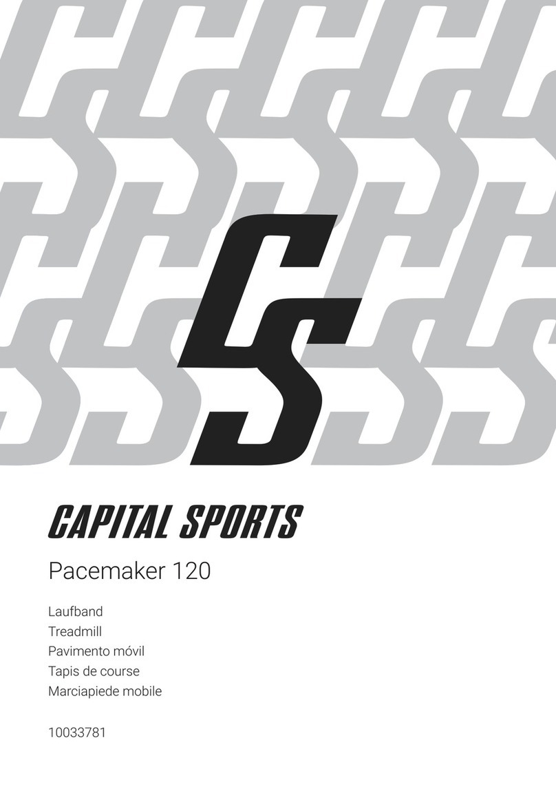 CAPITAL SPORTS Pacemaker 120 manual