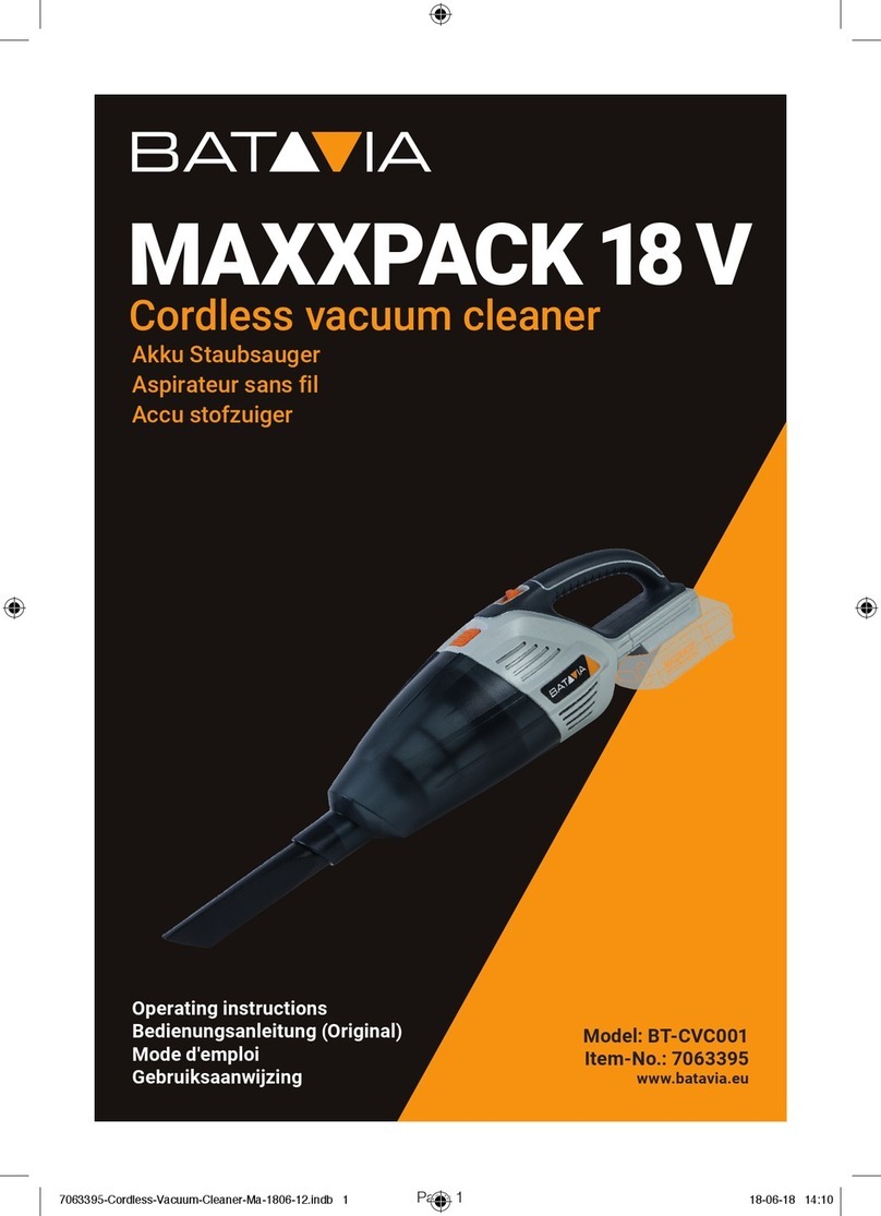 Batavia MAXXPACK BT-CVC001 operating instructions