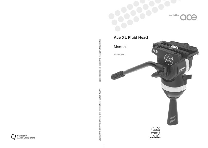 Vitec Multimedia sachtler Ace XL manual