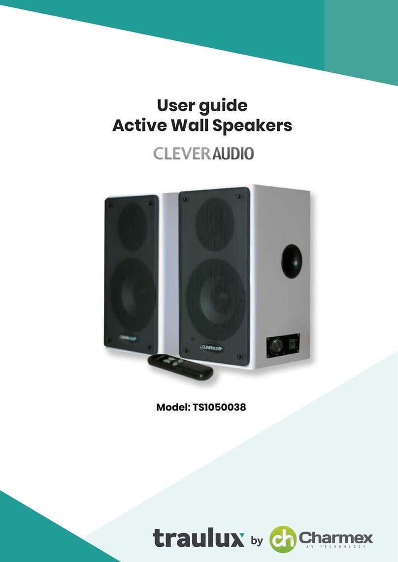 Charmex traulux CLEVER AUDIO TS1050038 user guide