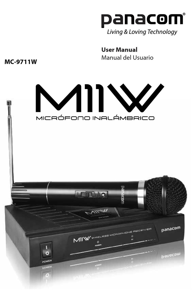 Panacom M11W user manual