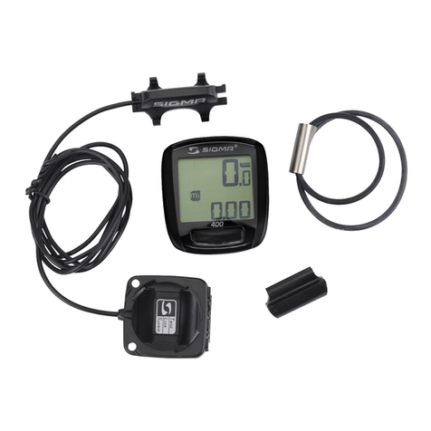 Sigma BIKE COMPUTER 400 manual