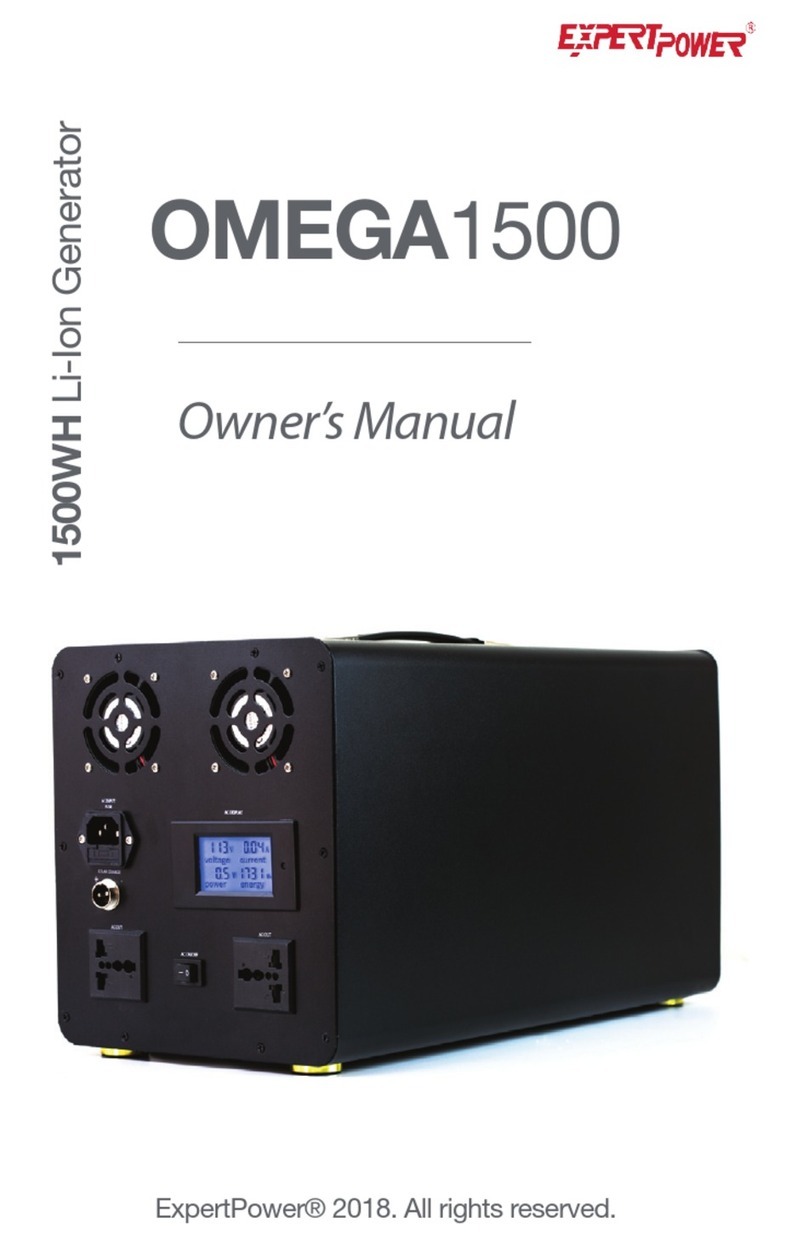 Expert Power OMEGA 1500 owner's manual