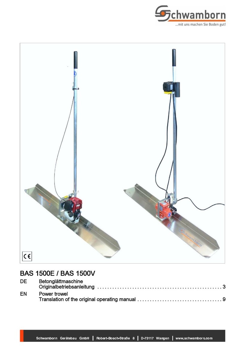 Schwamborn BAS 1500E Translation of original operating manual