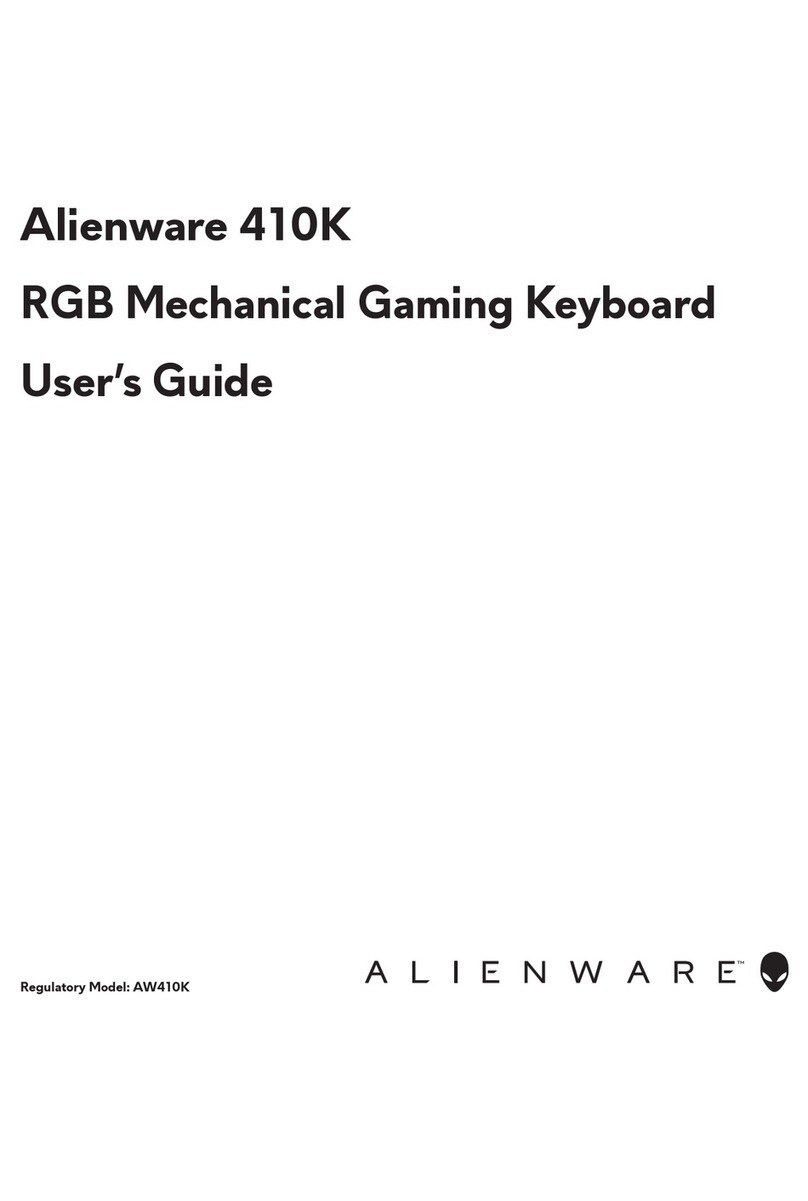 Alienware AW410K User manual