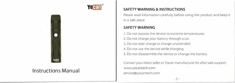 Yocan X instruction manual