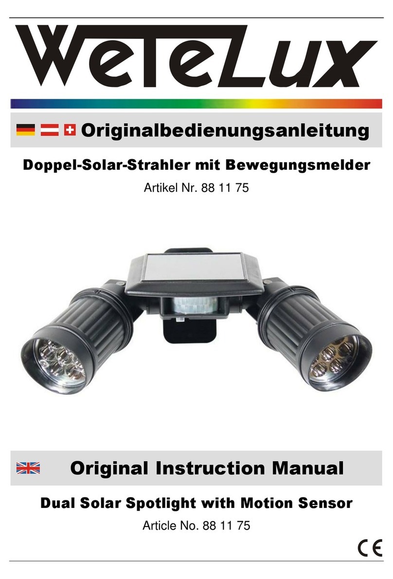 Wetelux 88 11 75 Original instruction manual