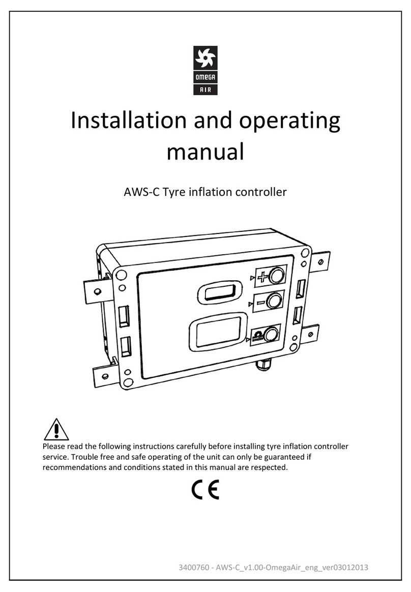 OMEGA AIR AWS-C User manual