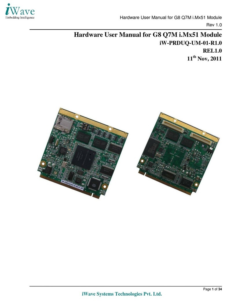 iWave G8 Q7M i.Mx51 Instructions for use