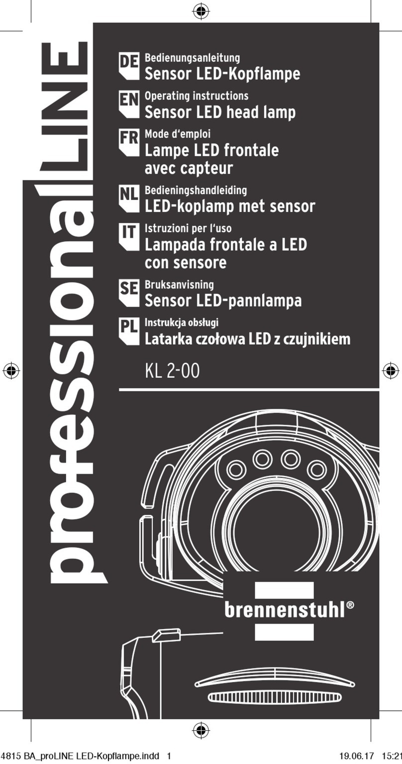 brennenstuhl Professional Series operating instructions