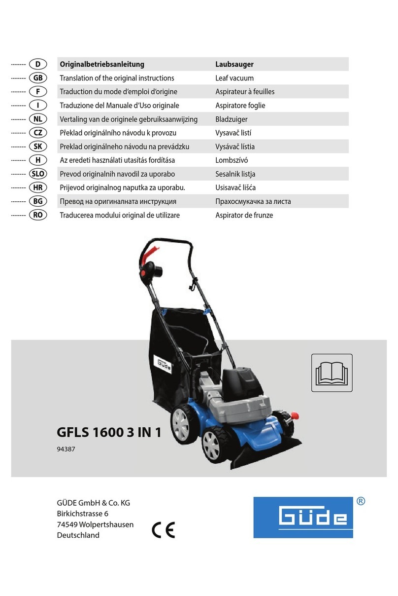 Gude GFLS 1600 3 IN 1 Translation of the original instructions