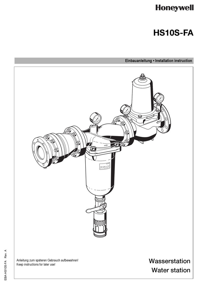 Honeywell HS10S-FA Installation instruction