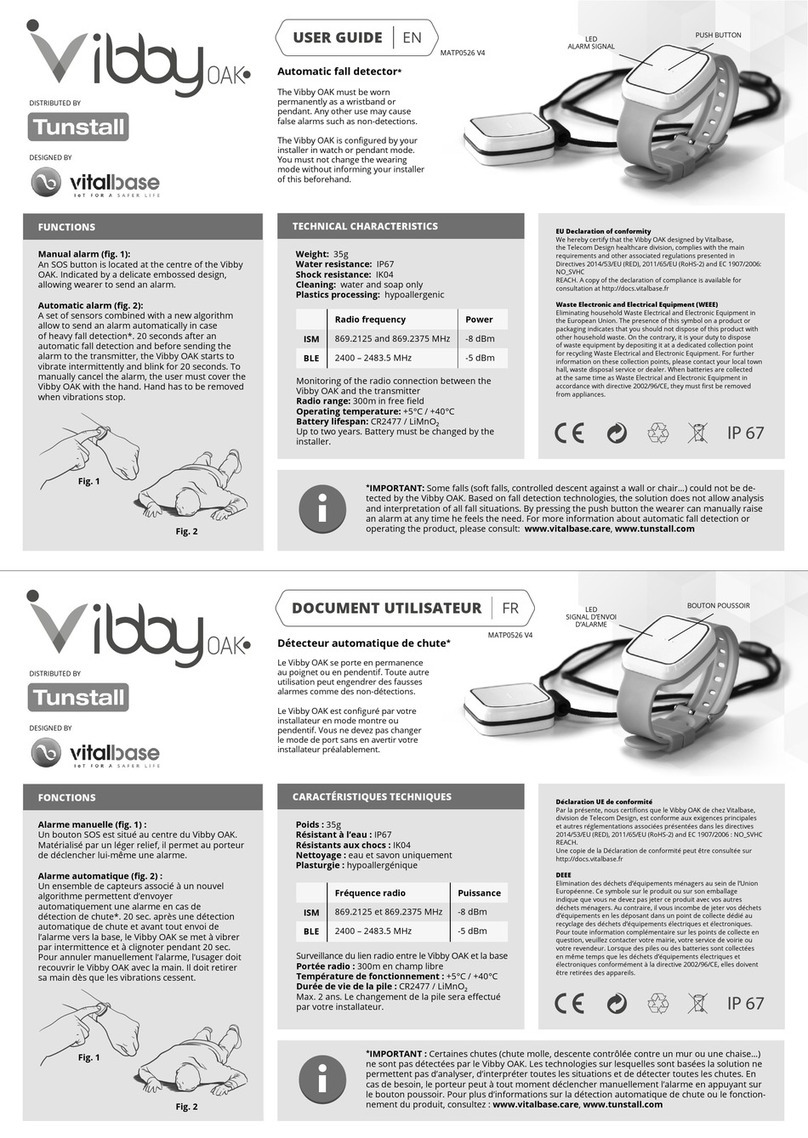 Tunstall Vibby OAK user guide