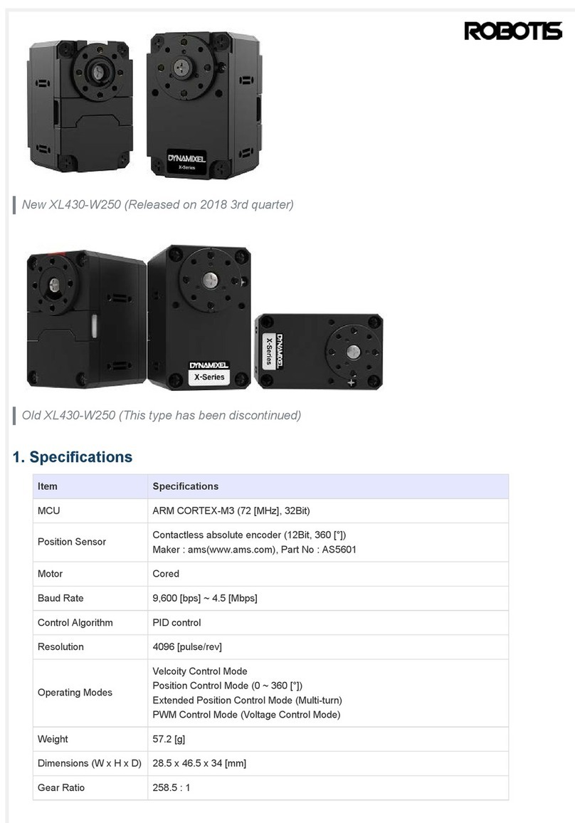 Robotis Dynamixel X Series manual