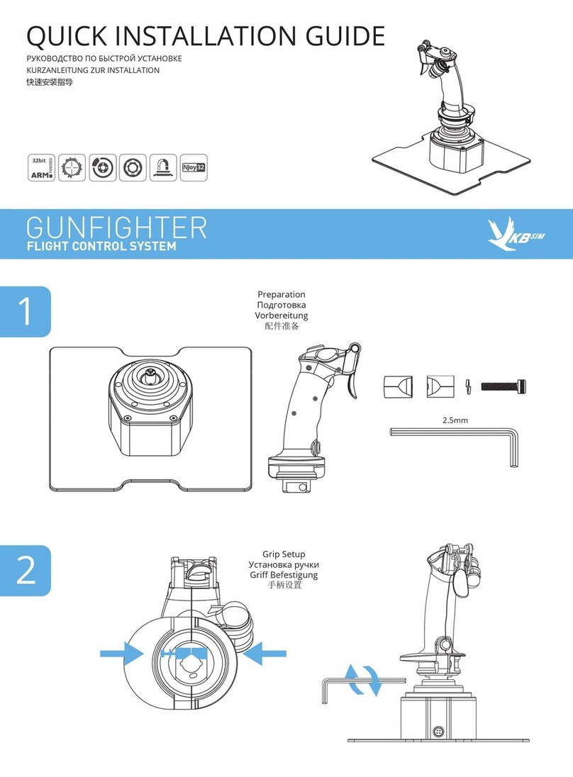 VKB-Sim GUNFIGHTER Quick installation guide