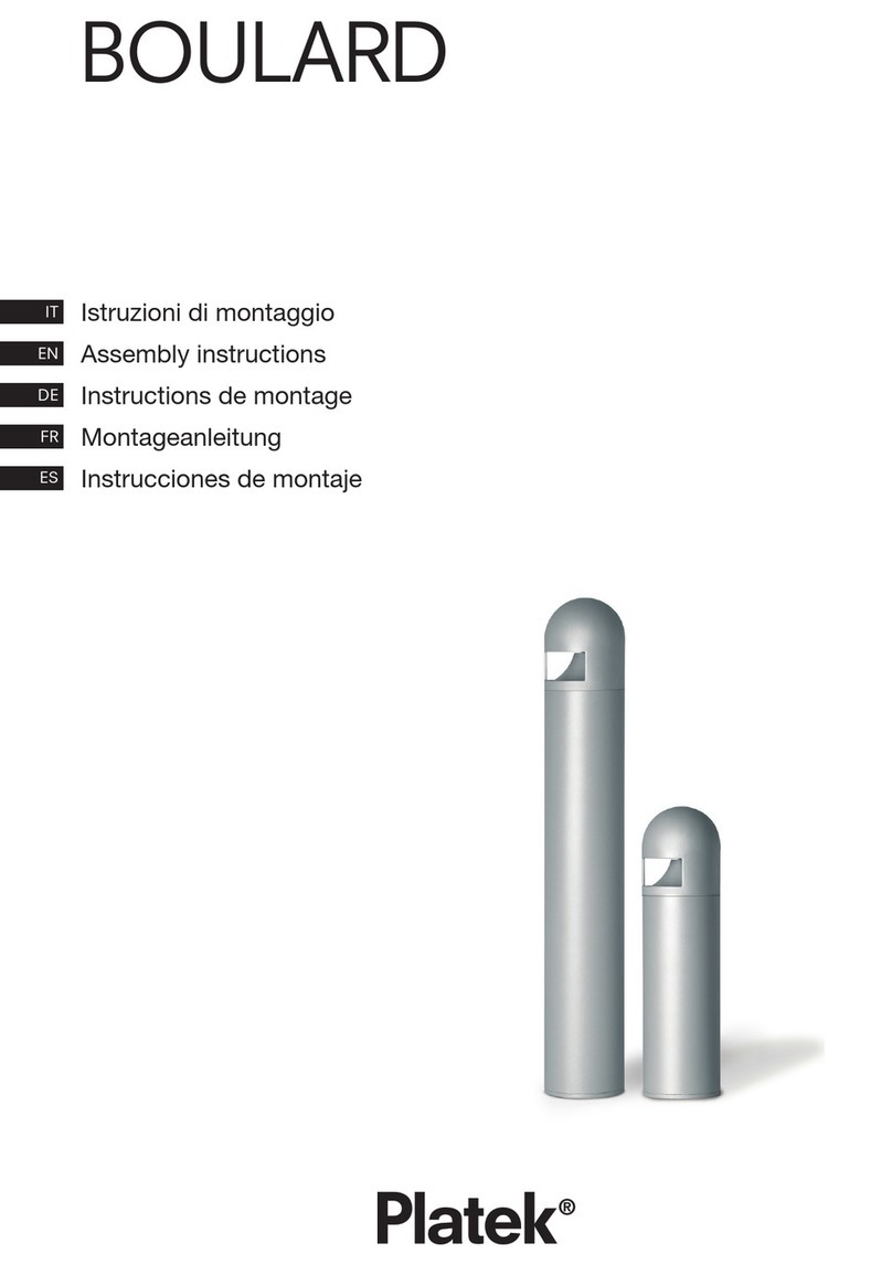 Platek BOULARD Assembly instructions