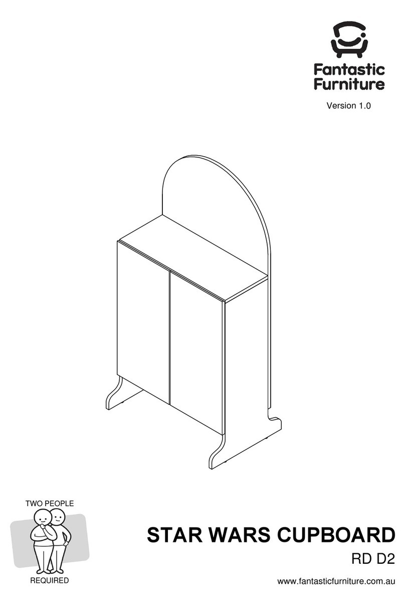 fantastic furniture STAR WARS CUPBOARD RD D2 manual