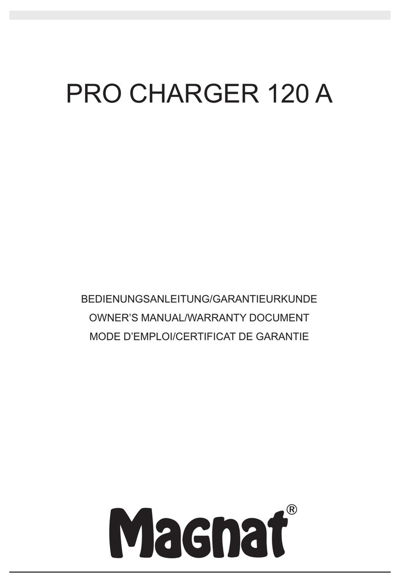 Magnat Audio PRO CHARGER Owner's manual/warranty document